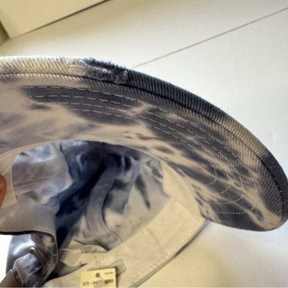 NWT Aerie Baseball Hat Cap Tie Dye Blue White 100% Cotton OS - Picture 11 of 13